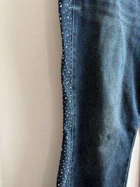 Side Panel Log In Judy Blue | Jeans | Judy Blue 4w Rhinestone Side Panel Flare Jeans Like ...